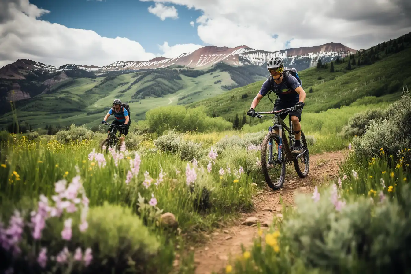 Color Mountain Biking Colorado Mountains